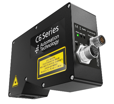 Rear view showing connectors of the Automation Technology CS 3D Sensors / Laser Profiler