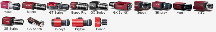 AVT firewire cameras