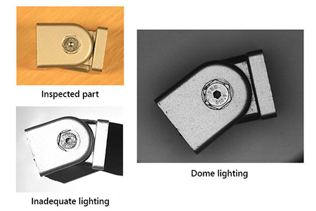 Example of dome light light illumination vs inadequate lighting