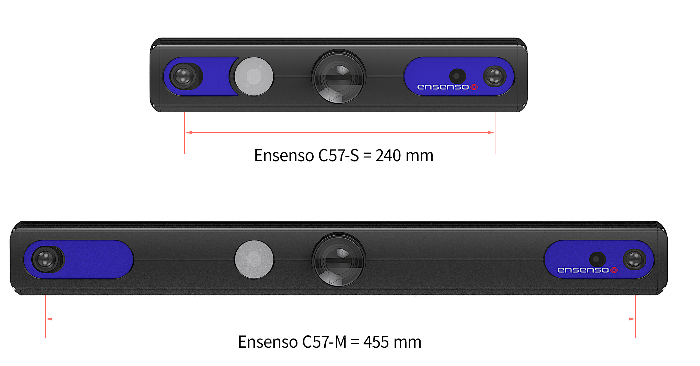 Ensenso C Series industrial 3D cameras: C57-S and C57-M