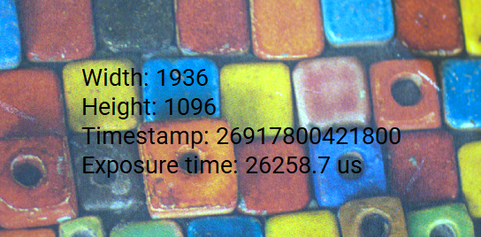 Fig. 245: Chunks in camera image