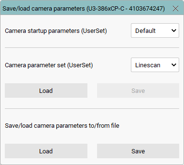 Fig. 228: Load/save camera parameters