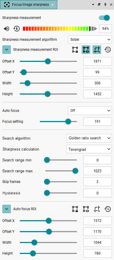 Fig. 248: Focus/image sharpness