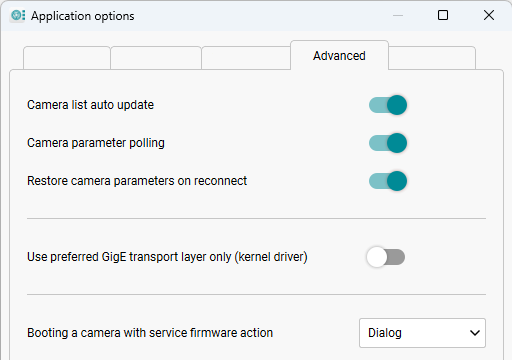 Fig. 264: Advanced settings