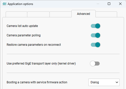 Fig. 247: Advanced settings