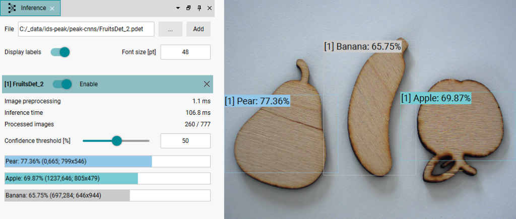 Fig. 318: Object detection in IDS peak Cockpit