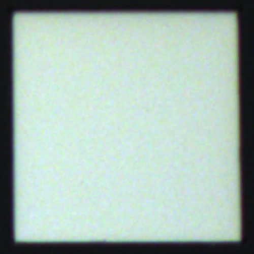 Fig. 104: Light grey target with 10ms exposure and 8x AnalogAll gain, higher noise level
