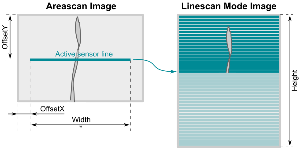 Fig. 78: Line scan mode Fig. 78: Line scan mode