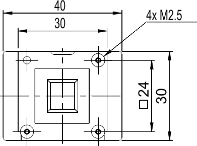 Fig. 681: GigE uEye SE OEM version 2 - Front view