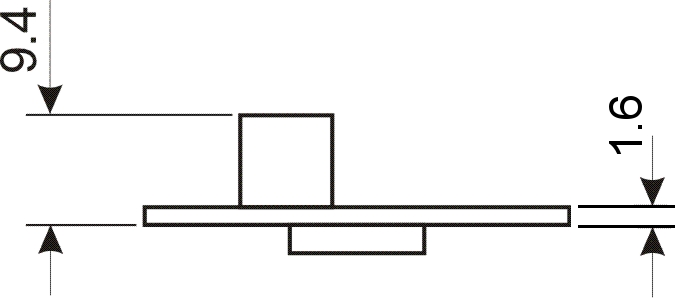 Fig. 458: USB uEye LE USB connector - vertical position (project-related option)