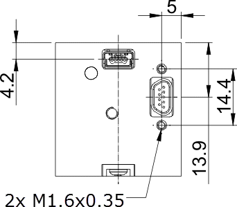 Fig. 516: USB uEye SE - rear view