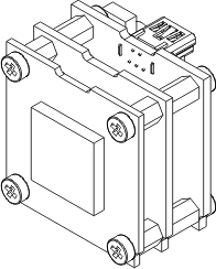 Fig. 534: USB uEye SE OEM version 2 - 3D view