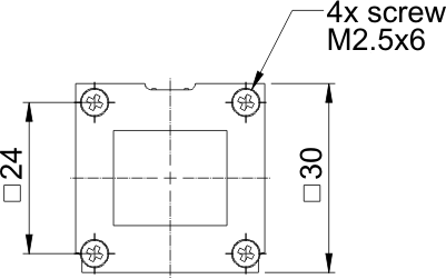 Fig. 536: USB uEye SE OEM version 2 - Front view