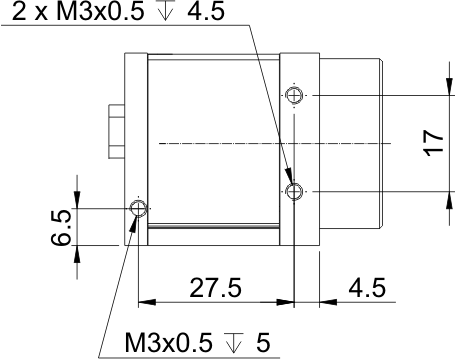 Fig. 520: USB uEye SE (CCD) - side view
