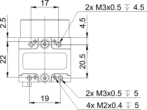 Fig. 519: USB uEye SE (CMOS) - bottom view