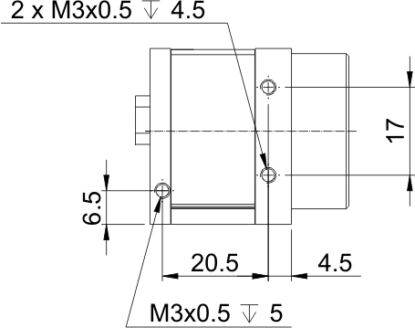 Fig. 517: USB uEye SE (CMOS) - side view