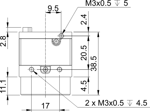 Fig. 518: USB uEye SE (CMOS) - top view