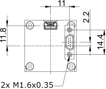 Fig. 527: USB uEye SE OEM version 1 - rear view