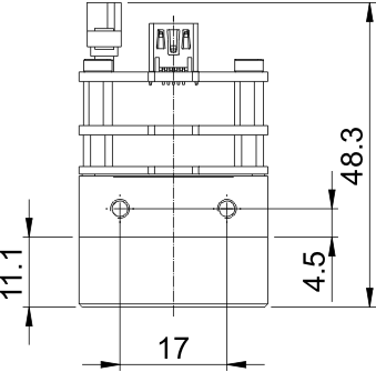 Fig. 532: USB uEye SE OEM version 1 (CCD) - top view