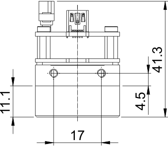 Fig. 529: USB uEye SE OEM version 1 (CMOS) - top view