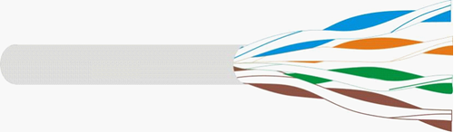 Fig. 76: Structure of a Cat 5e cable