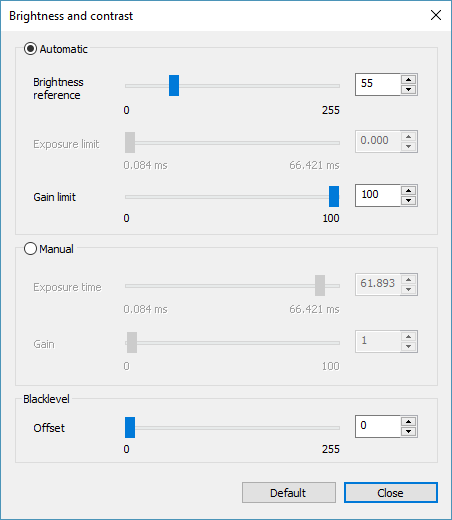 Fig. 144: Brightness and contrast