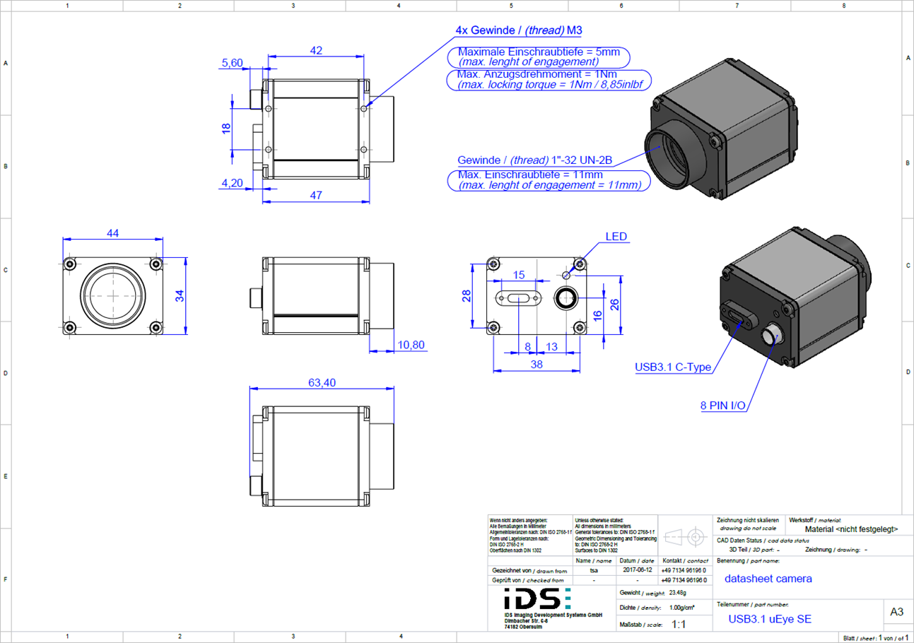 Fig. 353: uEye SE USB 3.1 Gen 1
