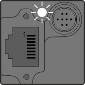 Fig. 571: GigE uEye CP Rev. 2 - Status LED