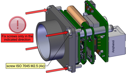 Fig. 651: Mounting via front (2)