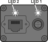 Fig. 667: GigE uEye SE Rev. 4 - Status LEDs