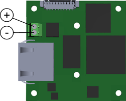 Fig. 618: GigE uEye LE - 2-pin strip terminal