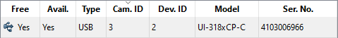 Fig. 88: IDS Camera Manager - Camera list