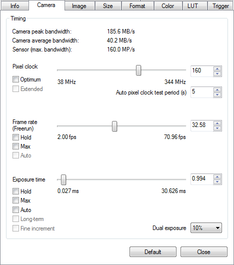 Fig. 53: Setting a dual exposure