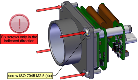Fig. 356: Mounting via front (2)