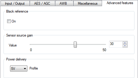 Fig. 138: uEye properties - Advanced features (1)