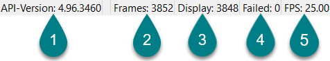 Fig. 151: uEye Demo – Status bar