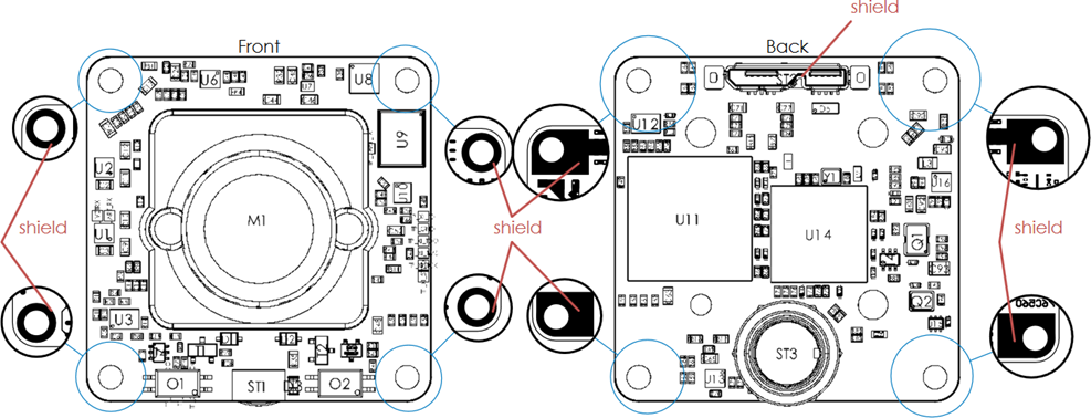 Fig. 417: Assembly hole attachment