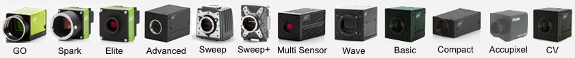 JAI/Pulnix cameras  - Analog, GigE, and Camera Link industrial cameras - click a tab to view each camera family