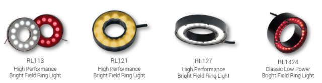 Advanced Illumination ring lights - bright field for imaging applications