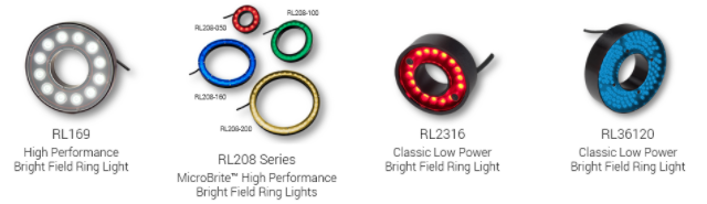 Advanced Illumination ring lights - bright field for imaging applications