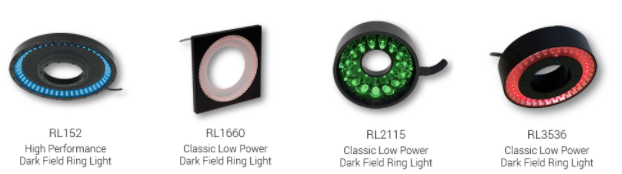 Advanced Illumination ring lights - dark field for imaging applications