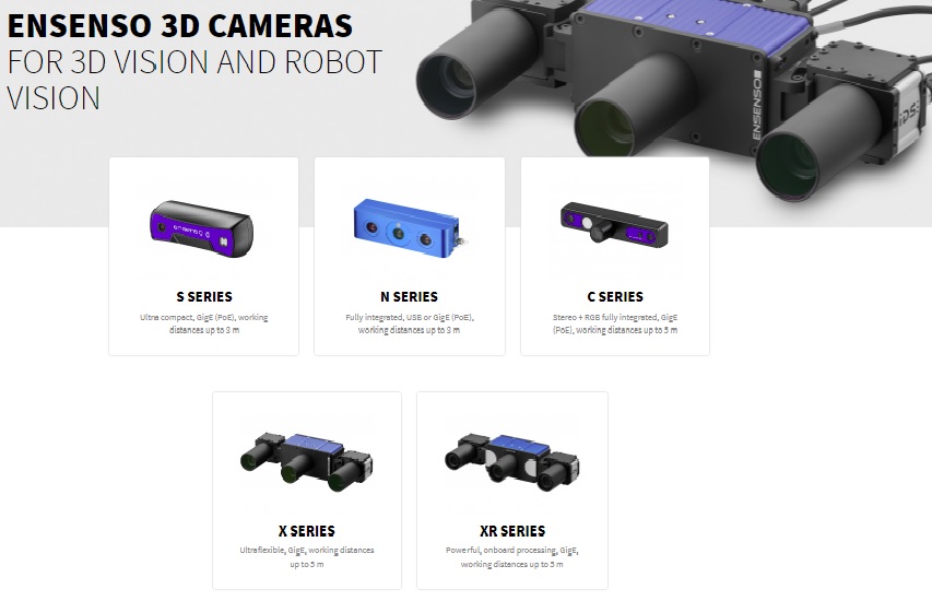 IDS Ensenso 3D cameras