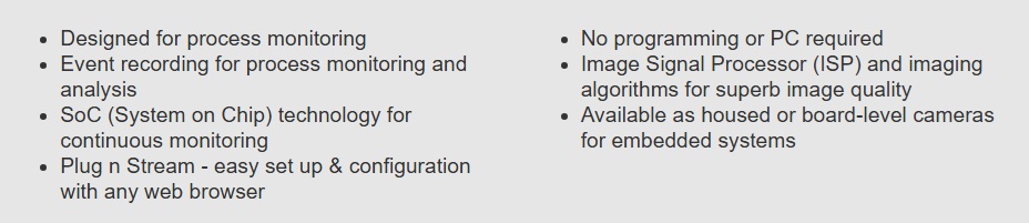 uEye Live key features